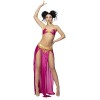 Smiffys 56452S Costume de princesse esclave, pour femme, rose et or, taille S 08-10