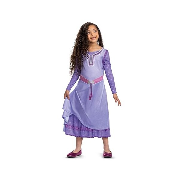 Asha Deluxe Costume officiel Disney Wish Dress Taille M 7-8 