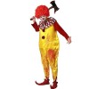 Atosa Déguisement Homme Clown Jaune Ronald