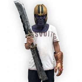 Xicks Thanos Épée Thanos à double bord en mousse PU pour cosplay 108 cm