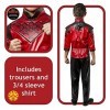 Rubies, Costume Shang-Chi, costume pour enfants, idéal pour Halloween, carnaval et fêtes masquées, comprend un t-shirt et un