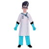 amscan 10132457 – Costume pour enfant PJ Masks Romeo, 5-6 ans, Blanc/Turquoise