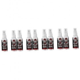 minkissy 10 Pièces Faux Spray De Sang Tenues De Cosplay Décor Rouge Costume De Cosplay Accessoire De Sang DHorreur Maquillag