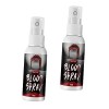 minkissy 10 Pièces Faux Spray De Sang Tenues De Cosplay Décor Rouge Costume De Cosplay Accessoire De Sang DHorreur Maquillag