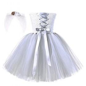Costume dHalloween pour fille - Costume de princesse - Tutu - En tulle - Motif floral, Corpse Bride, 9-10 ans