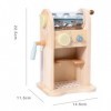 MagiDeal Machine à Expresso en Bois, Ensemble de Jeu, Accessoires de Cuisine, Jeu pour Apprendre, Encourage Le Jeu imaginatif