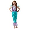 Rubies 640716S Costume officiel Disney Princesse Ariel Gem pour fille Taille S 3-4 ans Hauteur 104 cm Vert