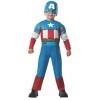 Rubies Avengers 620018-T Costume de Captain America Deluxe pour enfant Taille 1-2 ans