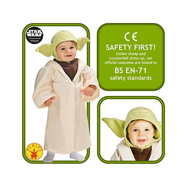 Rubies Costume officiel Disney Star Wars Baby Yoda pour enfant Taille enfant Journée mondiale du livre