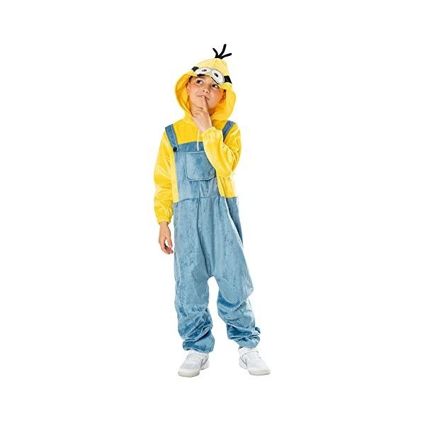 Rubies Déguisement Minion Onesie Inf Oneside, Multicolore, S Unisexe pour Enfants