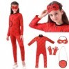 ZUCOS Costume dHalloween pour enfant - Costume de coccinelle - Pour anniversaire, carnaval, Noël, cosplay - Pour garçons et 