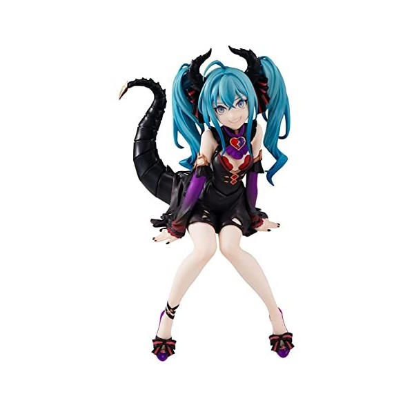 Furyu Hatsune Miku Statuette PVC Noodle Stopper Hatsune Miku Villain Color Ver. 16 cm