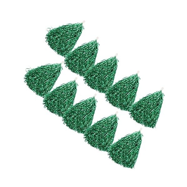 Toddmomy 30 Paires De Pièces Accessoires De Sport Combinaison Flash Accessoires pour Filles Boules De Pompon Rouges Cheer Pom