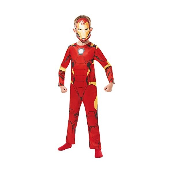 Rubies Marvel Avengers Iron Man 640829TODD Costume classique pour enfant garçon 2-3 ans