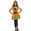 Smiffys Costume robe tutu citrouille, Orange, avec robe tutu & veste à capuche