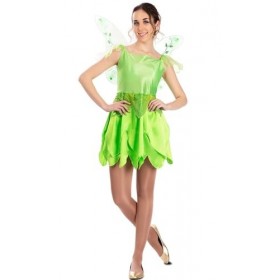 EUROCARNAVALES Déguisement de Fée Feuilles pour Femme