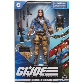 G. I. Joe G.I. Classified Series Spirit Iron Knife Action Figure 36 Jouet de collection qualité supérieure, accessoires multi