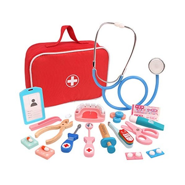 ZED- Jouet Medical, Malette Valise Docteur Enfant Jouet, Accessoire Docteur, Trousse Panoplie Docteur Enfant Jouet éducatif, 