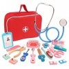 ZED- Jouet Medical, Malette Valise Docteur Enfant Jouet, Accessoire Docteur, Trousse Panoplie Docteur Enfant Jouet éducatif, 