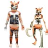 Tongyundacheng Costume FNAF pour enfants Bonnie Foxy Fazbear Cosplay Jumpsuit, Security Breach FNAF Personnage du jeu Costume