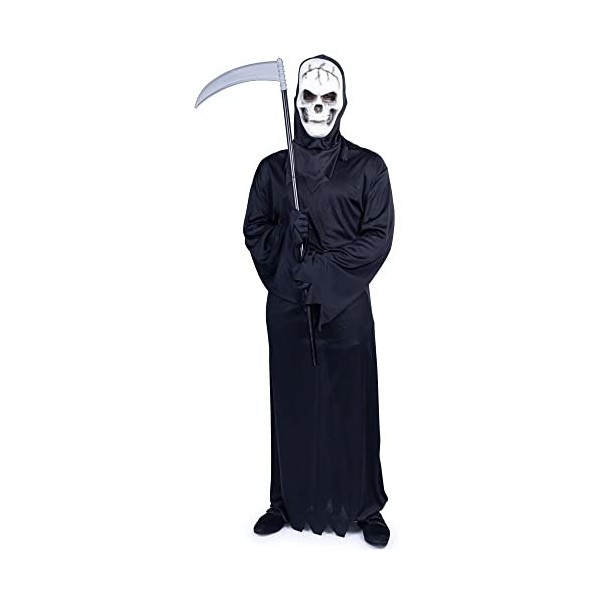 Dress Up America Grim Reaper Costume pour jeu de rôle - Ensemble de costumes de faucheuse dHalloween pour hommes - Costume d