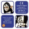 Rubies 641142-L Déguisement de ninja dragon pour enfant Taille L 8-10 ans Argenté