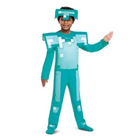 Disguise Minecraft Officiel - Deguisement Minecraft Enfant, Costume Minecraft Enfant, Deguisement Minecraft Garcon, Déguiseme