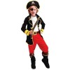 Pretty Princess Capitaine Pirate Garçons Fancy Dress Costume dhalloween avec Chapeau, Cache-Œil et Ceinture etc. 5-6 ans FR 