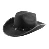 Chapeaux de cowboy rouges – Lot de 6 – Chapeau de cowboy en feutre clouté en forme détoile