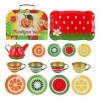 Toyvian 1 Set Toy Thé Ensemble Jouets pour Enfants Enfant en Bas Âge Costume Thé Ensemble pour Enfants Ustensiles De Cuisine 