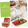 Toyvian 1 Set Toy Thé Ensemble Jouets pour Enfants Enfant en Bas Âge Costume Thé Ensemble pour Enfants Ustensiles De Cuisine 