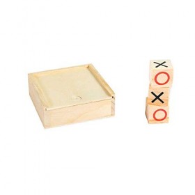 Lot de 15 jeux 3 en bande avec boîte en bois naturel cadeaux danniversaire pour enfants, détails enfants pour écoles, crèche