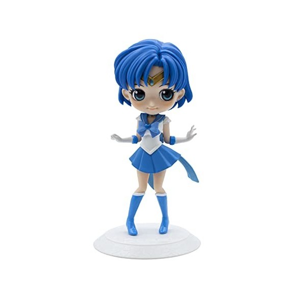 Banpresto Sailor Moon - Super Sailor Mercury - Figurine Q Posket Ver.A 14cm