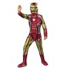 Rubies Costume Iron Man Endgame Classic pour garçon, combinaison imprimée, couvre-bottes et masque, Marvel officiel pour le c