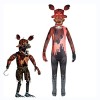PHOUNEAZS Costume de jeu FNAF pour garçons et filles - Combinaison effrayante avec masque dhorreur - Pour fête dHalloween o