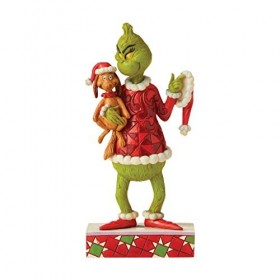 Figurine Le Grinch avec Max sous Le Bras