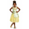 Disney Officiel Deluxe Princesse Tiana Déguisement, Déguisement Princesse Fille en taille M