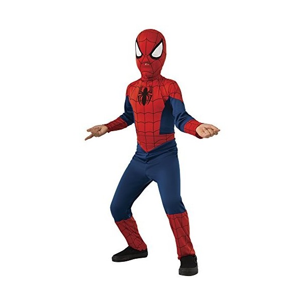 Marvel- Spider-Man Infantil Déguisement Spiderman Ultimate Classic Inf Taille M, 880539_M, Multicolore, M