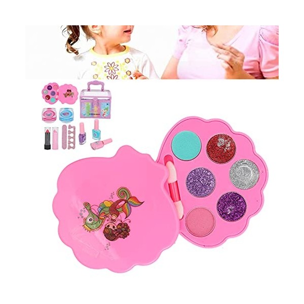 Jouets de Maquillage pour Enfants, Kit de Maquillage Non Toxique à Base deau pour Enfants pour Jeux de Maquillage