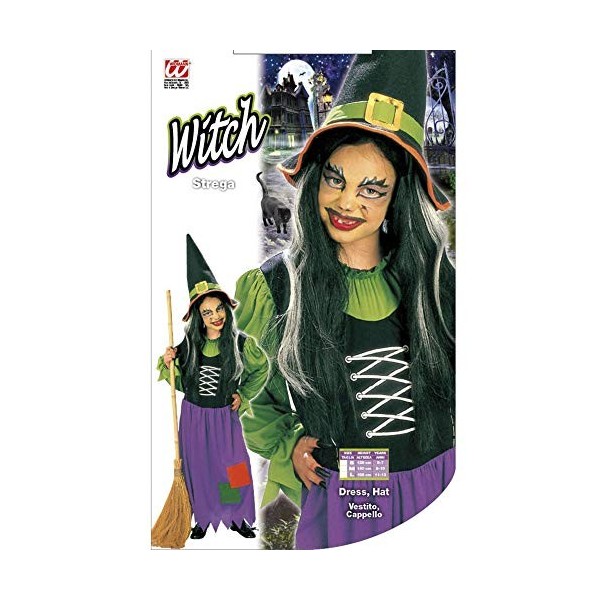"WITCH" dress, hat - 128 cm / 5-7 Years 