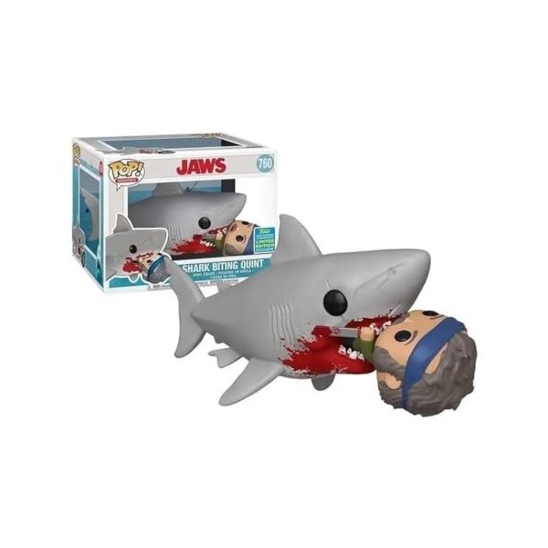 POP Funko Jaws 760 Shark Biting Quint Convention 2019