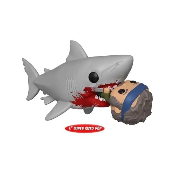 POP Funko Jaws 760 Shark Biting Quint Convention 2019