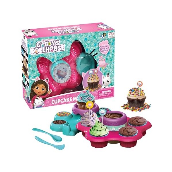 Gabbys Dollhouse Machine à gâteaux | Livre de Recettes Secret Gabbys | Cuisson et décoration de gâteaux sur Le thème de la 