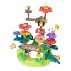 Sharplace Ensemble de Jeu de Simulation de Jardinage, Jouet de Construction de, Moteur Fin, Blocs de Fleurs En Croissance, En