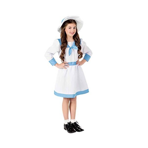 Fun Shack Costume Écolier Enfant, Deguisement Ecoliere Fille, Déguisement Medieval Enfant, Costume Provencal Enfant, Tenue Ep