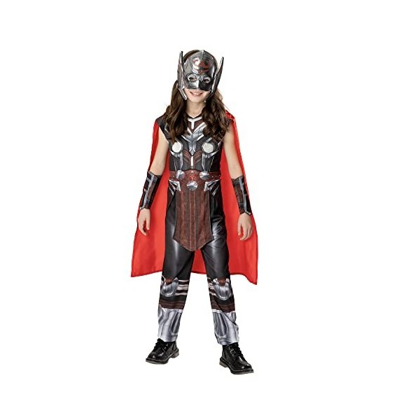 Rubies Costume officiel Marvel Thor : Love and Thunder Mighty Thor Deluxe pour enfant 3-4 ans
