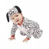 Smiffys Dalmatian Bébé dalmatien, Unisexe pour enfants, 64016B4, Noir, Baby-Age 9-12 Months