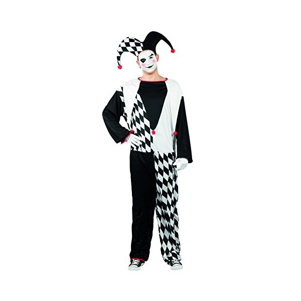 Boland 83825 adultes Costume Harlequin Noir