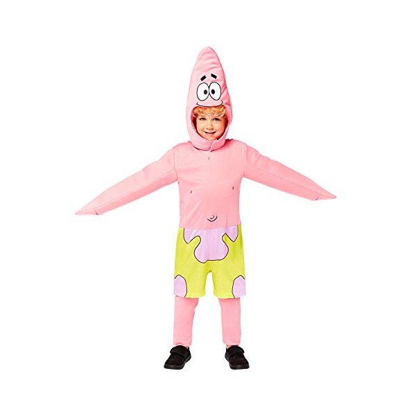 amscan- Officiel Warner Bros Mortal Kombat Sub Zero STD Costume dhalloween Patrick Star – 3-4 Ans, 9909171, Bleu