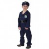 Costume de policier enfants carnaval dhalloween taille l 120130 cm idée cadeau pour les fêtes